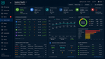 PULSE system health page in Niagara showing controller, network, point and equipment status with asset health distribution