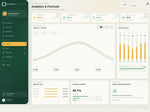 SOLAR IQ analytics page in Niagara with actual versus forecast generation, seven-day solar forecast, specific yield and energy availability