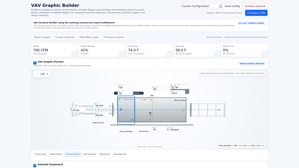 VAV Builder Commercial License